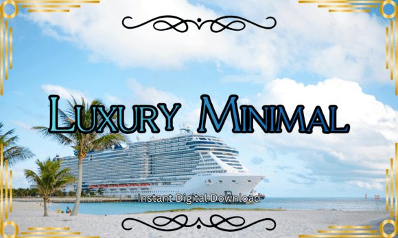 Luxury Minimal Font - best fonts for lifestyle brand logo