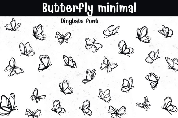 Butterfly Minimal Dingbats