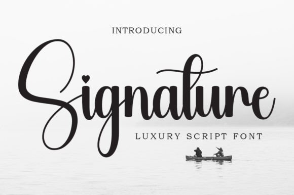 Signature Font