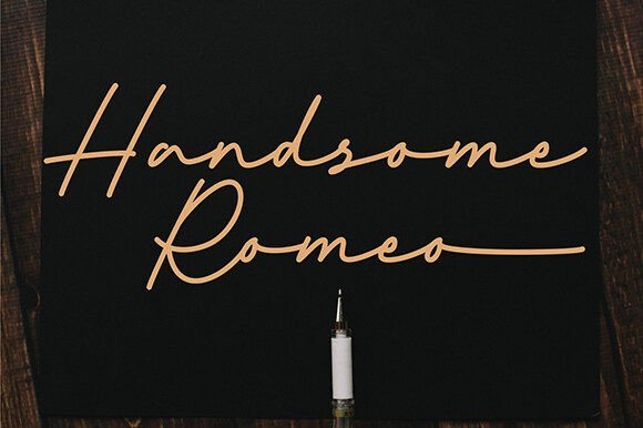Handsome Romeo Font