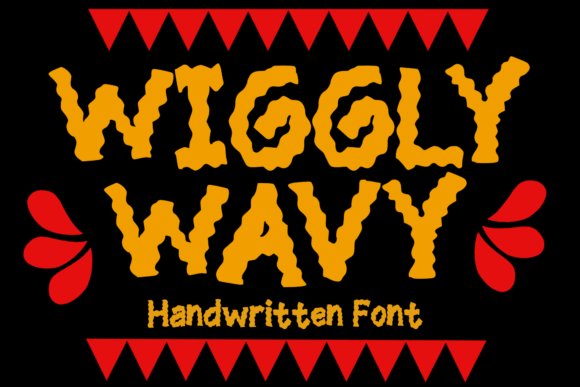 Wiggly Wavy Font