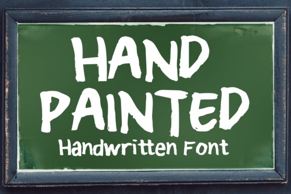 Hand Painted Font
