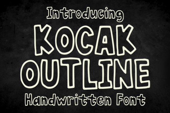 Kocak Outline Font