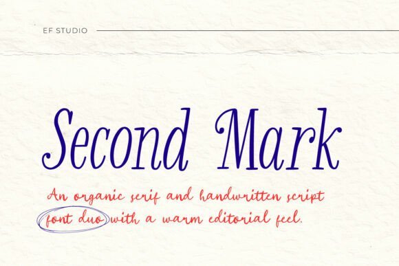 Second Mark Duo Font Duo