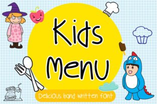 Kids Menu Font