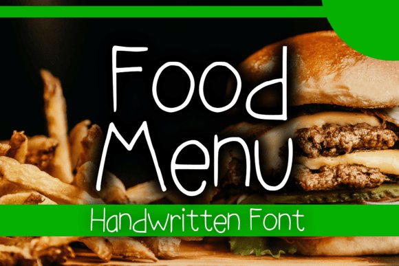 Food Menu Font - Best fonts for restaurant menu