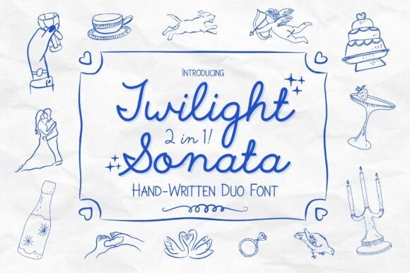 Twilight Sonata Font Duo