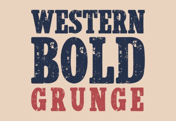 Western Bold Grunge Font