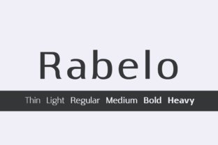 Rabelo Heavy Font