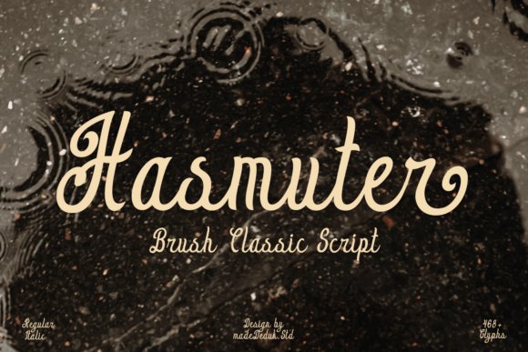 Hasmuter Font - luxury beauty salon fonts