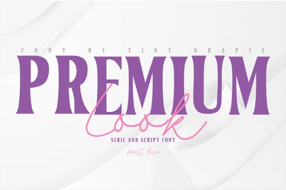 Premium Look Duo Font Duo