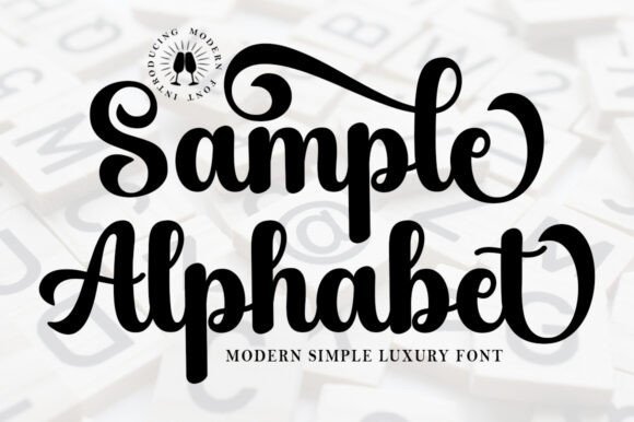 Sample Alphabet Font
