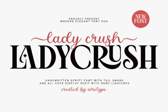 Lady Crush Font Duo