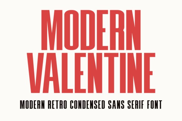 Modern Valentine Font