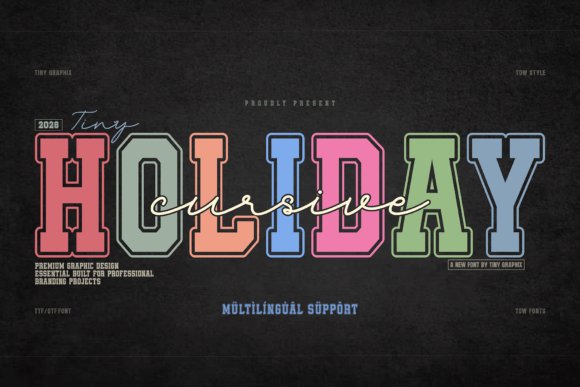 Cursive Holiday