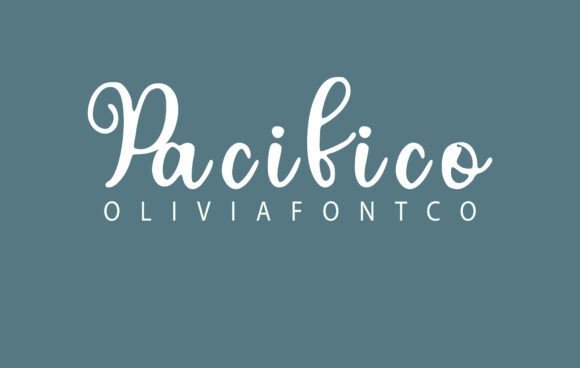 Pacifico Font - Typography font for Instagram posts