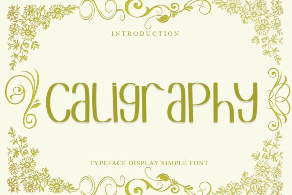 Caligraphy Font