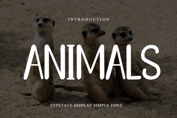 Animals Font