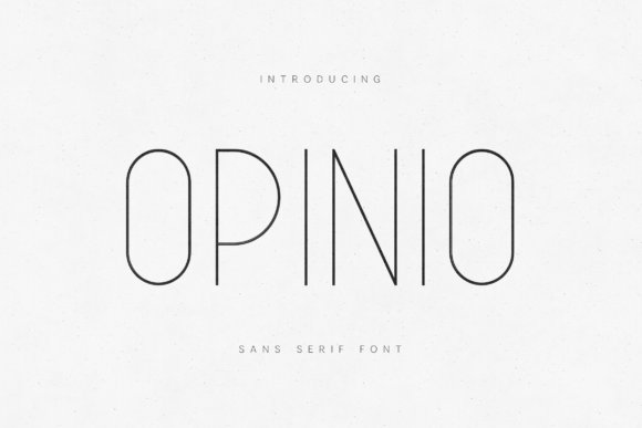 Opinio Font