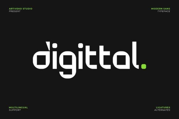 Digittal Font