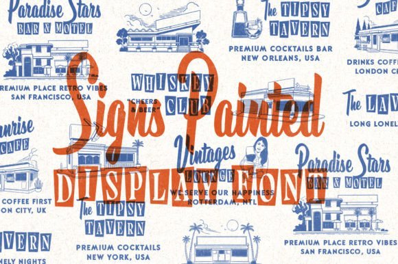 Signs Painted Font