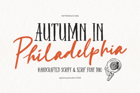 Autumn in Philadelphia Font Duo