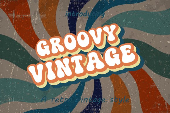 Groovy Vintage Font