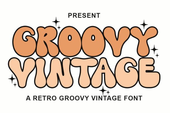 Groovy Vintage Retro Font