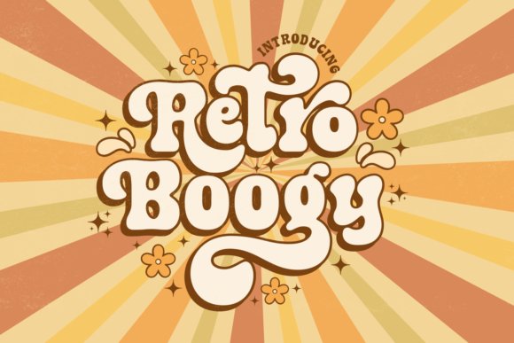 Retro Boogy Display Font