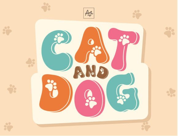 Cat and Dog Font