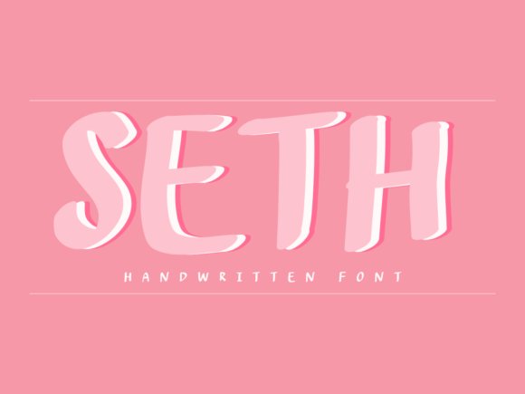 Seth Handwritten Font