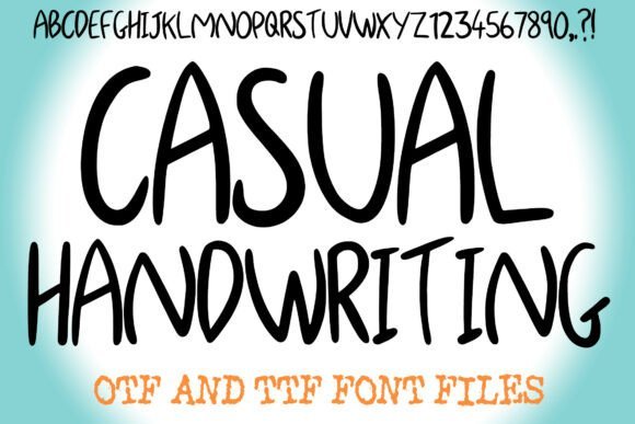 Casual Handwriting Font