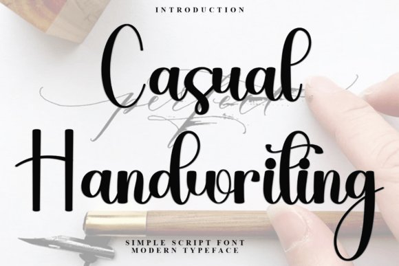 Casual Handwriting Font