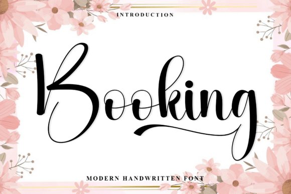 Booking Script Font