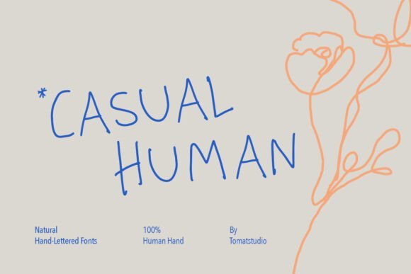 Casual Human Font