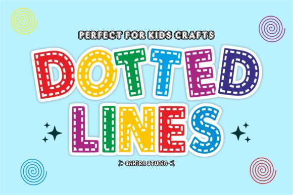 Dotted Lines Font