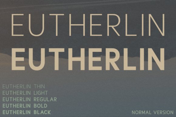 Eutherlin Font