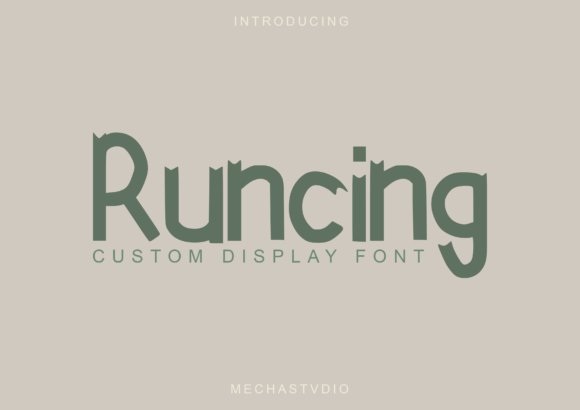 Runcing Font
