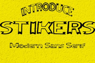 Stikers Font