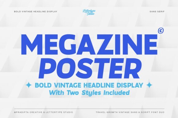 Megazine Poster Font