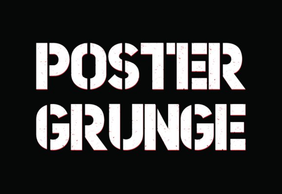 Poster Grunge Font