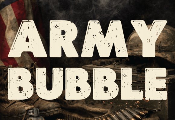 Army Bubble Font
