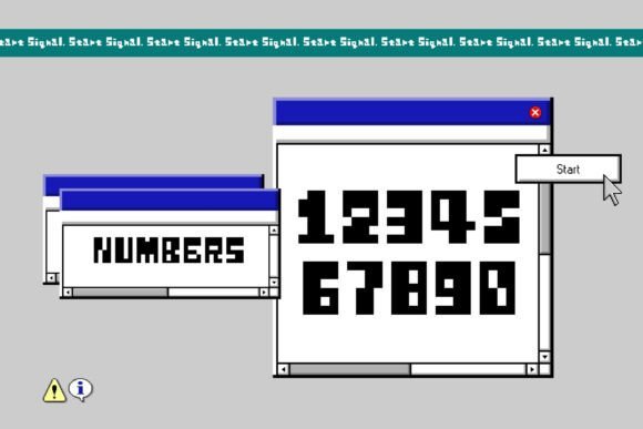 Start Signal Font
