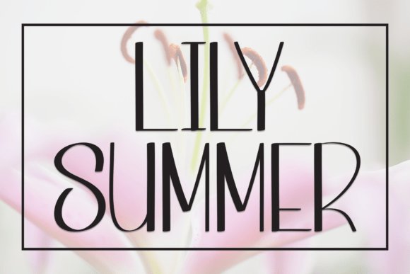 Lily Summer Font
