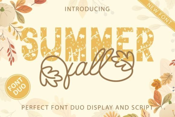 Summer Fall Duo Font Duo