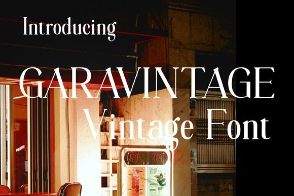 Garavintage Font