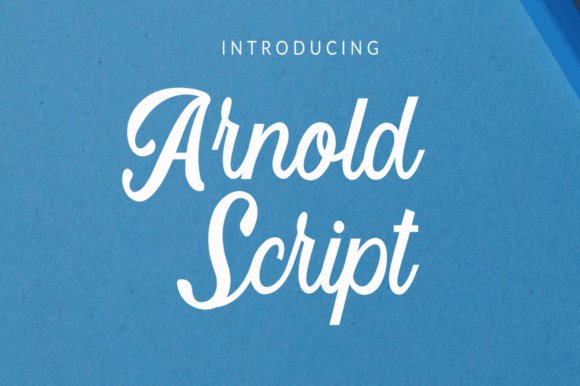 Arnold Script Font