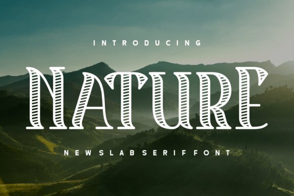 Nature Reserve Font