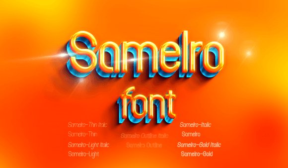 Samelro Sans Serif Font