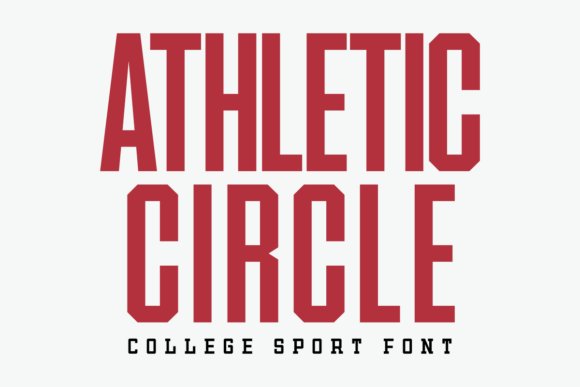 Athletic Circle Font